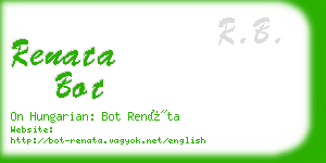 renata bot business card